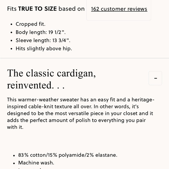 NWT J.Crew Peach Cable Knit Cardigan - Picture 2 of 2